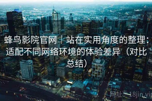 蜂鸟影院官网｜站在实用角度的整理：适配不同网络环境的体验差异（对比总结）