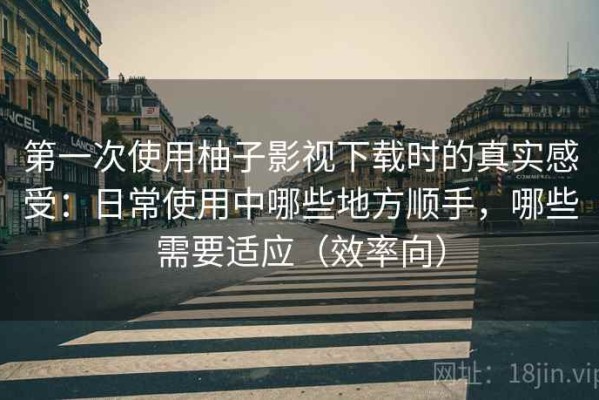 第一次使用柚子影视下载时的真实感受：日常使用中哪些地方顺手，哪些需要适应（效率向）