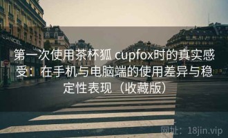 第一次使用茶杯狐 cupfox时的真实感受：在手机与电脑端的使用差异与稳定性表现（收藏版）