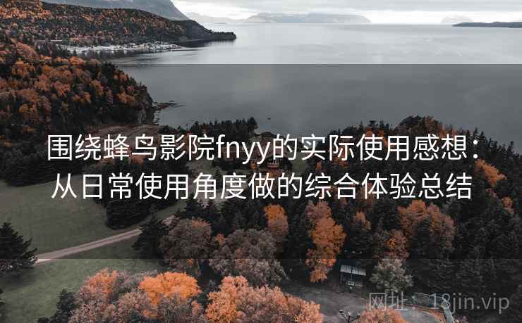 围绕蜂鸟影院fnyy的实际使用感想：从日常使用角度做的综合体验总结