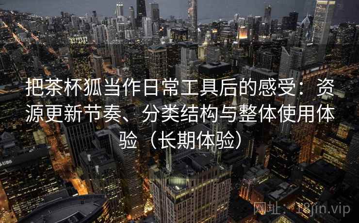 把茶杯狐当作日常工具后的感受：资源更新节奏、分类结构与整体使用体验（长期体验）